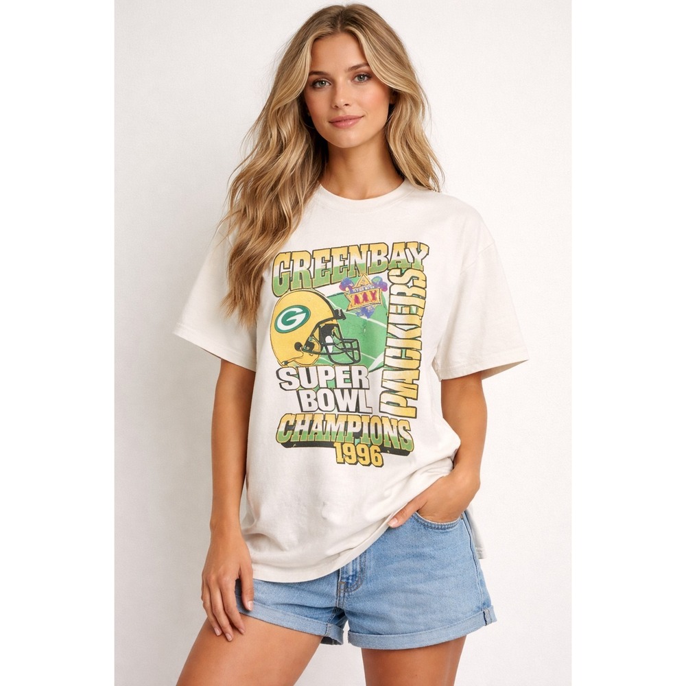 NFL Greenbay Packers T-Shirt NWT Football Retro Y2K